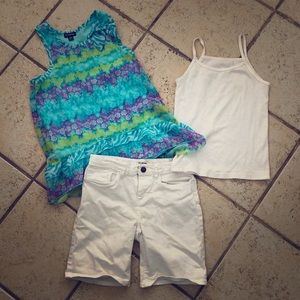 OshKosh B’Gosh Shorts, George Shirt, tank, size 10